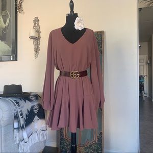 Fun, flirty, boho feel, above the knee dress from Dress & Dwell boutique